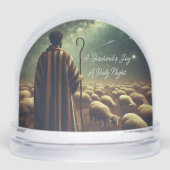 Inspirational Shepherd Flock Snow Globe (正面)