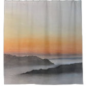 Inspirational Shower Curtain | Ice Storm Sunrise シャワーカーテン (正面)