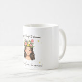 Inspirational Spring Floral Mug コーヒーマグカップ (正面右)