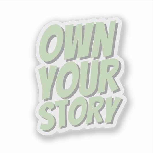 Inspirational Sticker  シール (正面)
