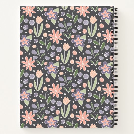 Inspirational Teacher Journal–Let Joy Bloom Design ノートブック (裏面)