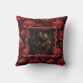 Inspirational Thoughtful Anniversary Throw Pillow クッション (裏面)