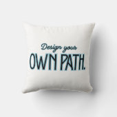 Inspirational Throw Pillow – Minimalist Motivation クッション (裏面)