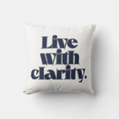 Inspirational Throw Pillow – Minimalist Motivation クッション (正面)