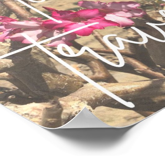 Inspirational Travel Poster - Desert Rose ポスター (角)