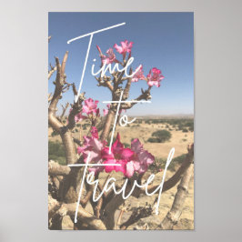 Inspirational Travel Poster - Desert Rose ポスター