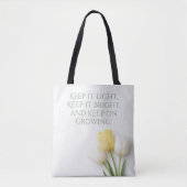 Inspirational Tulip Bouquet Tote Bag トートバッグ (正面)