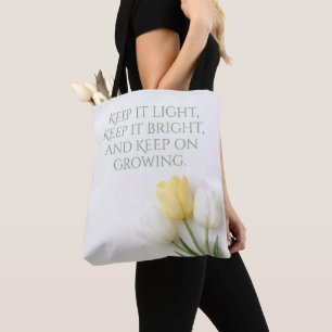 inspirational Tulip Bouquet Tote Bag トートバッグ