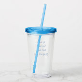 Inspirational Tumbler  アクリルタンブラー (裏面)