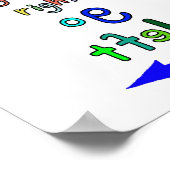 Inspirational Typographical Art Go Left Poster ポスター (角)