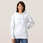 Inspirational Typography Hoodie – Minimalist Unise パーカ (正面フル)