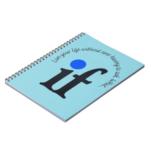 Inspirational 'What if' Notepad ノートブック (左側)