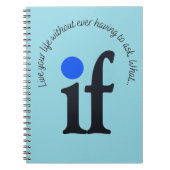 Inspirational 'What if' Notepad ノートブック (正面)