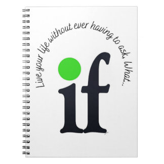 Inspirational 'What if' Notepad Notebook ノートブック