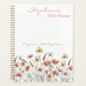 Inspirational Wildflower Progress Planner プランナー手帳 (正面)