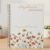 Inspirational Wildflower Progress Planner プランナー手帳