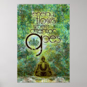 Inspirational yoga studio design - Energy Flows ポスター (正面)