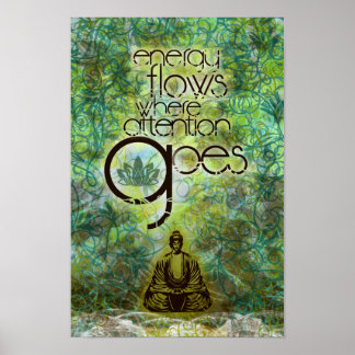 Inspirational yoga studio design - Energy Flows ポスター