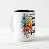 Inspirational You Are Brave ツートーンマグカップ (正面左)