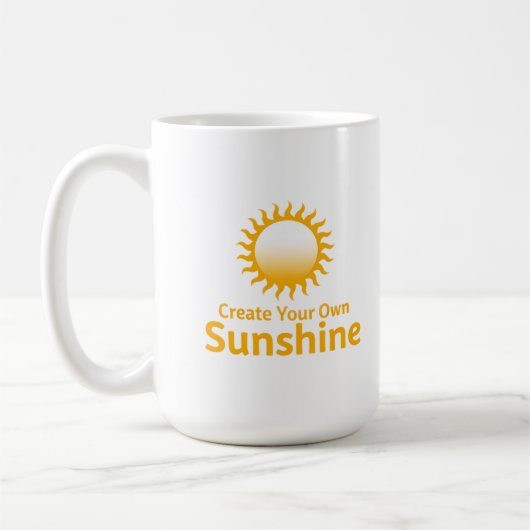 Inspirational Your Sunshine Mug コーヒーマグカップ (左)