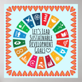 Inspire Change & Sustainability Goals Poster Art ポスター