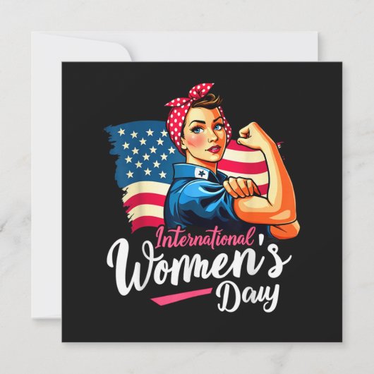 Inspire Inclusion 8 March International 招待状 (正面)