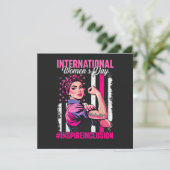 Inspire Inclusion 8 March International 招待状 (スタンド正面)