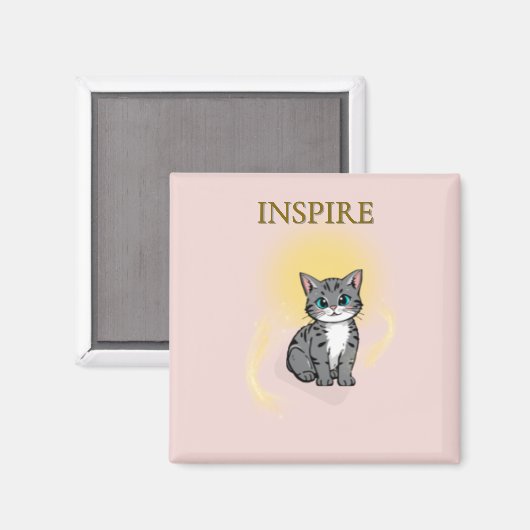 Inspire Kitten Magnet マグネット (正面/裏面)