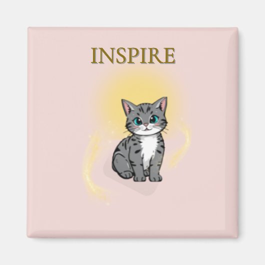 Inspire Kitten Magnet マグネット (正面)
