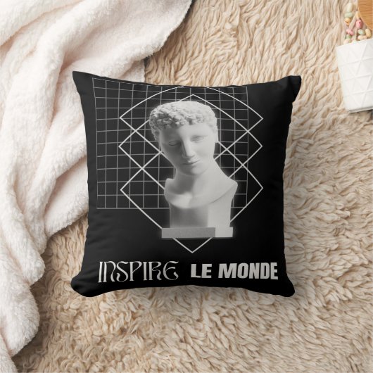 Inspire le Monde – Modern Aesthetic Art Design クッション (ブランケット)