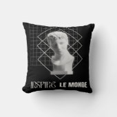 Inspire le Monde – Modern Aesthetic Art Design クッション (正面)