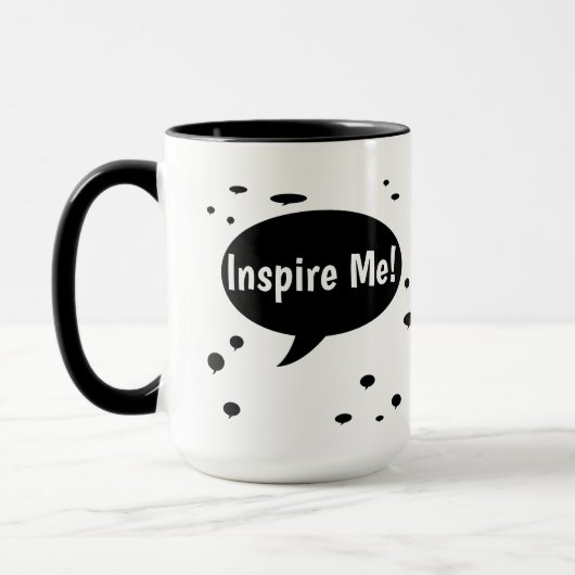 Inspire Me! Project Leader Ideas Funny Quote マグカップ (左)