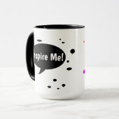 Inspire Me! Project Leader Ideas Funny Quote マグカップ (正面左)