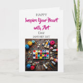 Inspire Your Heart with Art | January 31st  カード (正面)