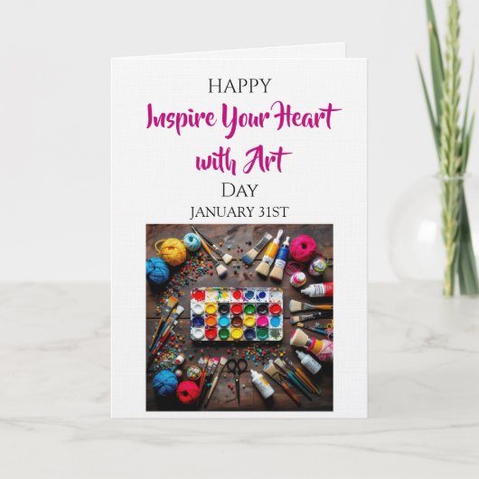Inspire Your Heart with Art | January 31st  カード (正面)