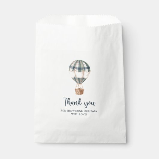 Inspired Baby Shower フェイバーバッグ (正面)