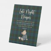 Inspired Baby Shower Diaper Game 台座サイン (正面)