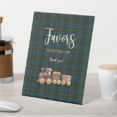 Inspired Baby Shower Favors Sign 台座サイン (インサイチュ)