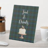 Inspired Baby Shower Food Sign 台座サイン (インサイチュ)