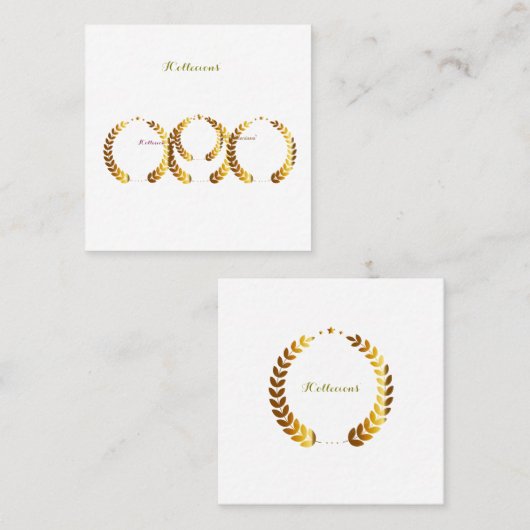 Inspired Business Card スクエア名刺 (正面/裏面)