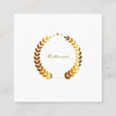 Inspired Business Card スクエア名刺 (裏面)