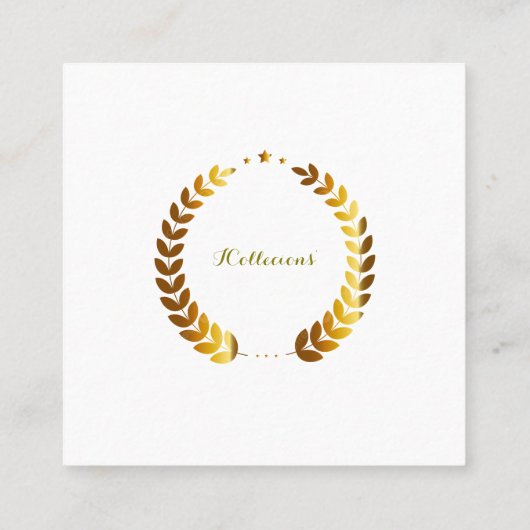 Inspired Business Card スクエア名刺 (裏面)