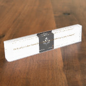 Inspired Desk Nameplate デスクネームプレート (側面)