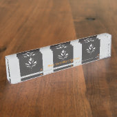 Inspired Desk Nameplate デスクネームプレート (側面)