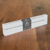 Inspired Desk Nameplate デスクネームプレート (側面)