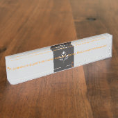 Inspired Desk Nameplate デスクネームプレート (側面)