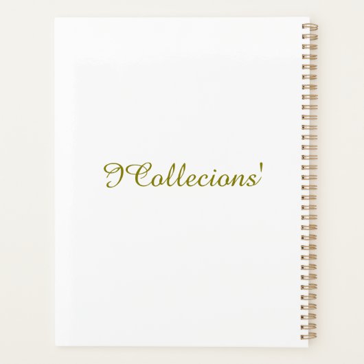 Inspired Planner プランナー手帳 (裏面)