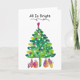 InspireMe "All Is Bright"クリスマス カード