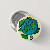 Inspiring AlienによるAscending Earth Badge / ピンバッジ (正面&裏面)