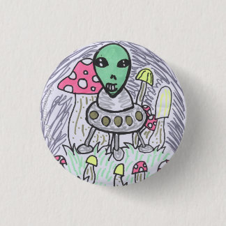 Inspiring Alienのかわいいエイリアンピンバッジ 缶バッジ